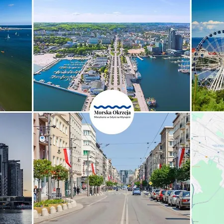 Morska Okrzeja - Sloneczne Mieszkanie Blisko Centrum Free Parking Gdynia