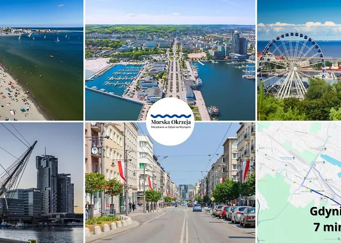 Morska Okrzeja - Sloneczne Mieszkanie Blisko Centrum Free Parking Gdynia
